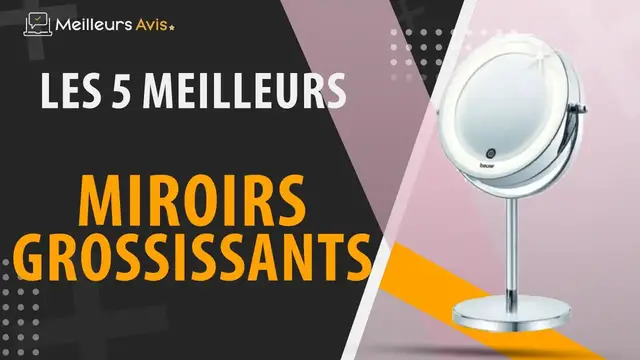 Video thumbnail for ⭐️ MEILLEUR MIROIR GROSSISSANT - Avis & Guide d'achat (Comparatif 2023)