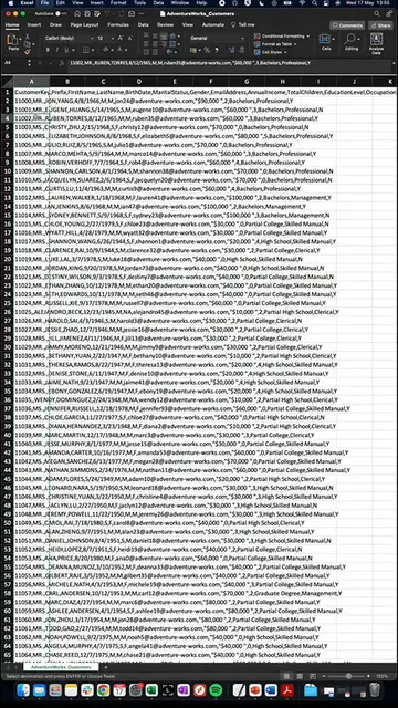 Video thumbnail for Convert a CSV file to an Excel that is workable!