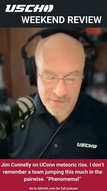 Video thumbnail for WR UConn Jumps to 4 in Pairwise