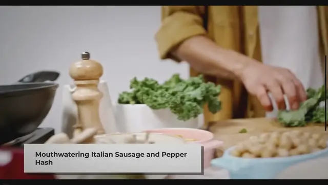 Video thumbnail for Delicious Italian Sausage and Pepper Hash Recipe