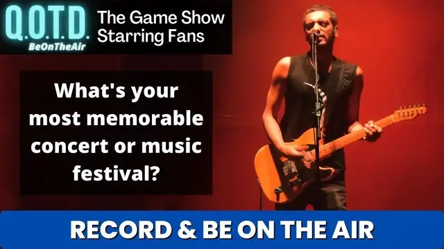 Video thumbnail for Killer Concerts: Today’s QOTD Question (Record with link below & be on air!)