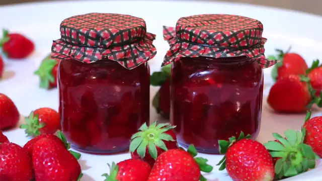 Video thumbnail for QUICK   EASY strawberry jam recipe 🍓 No Pectin Needed (720P HD)