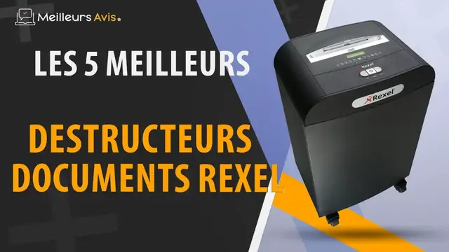 Video thumbnail for ⭐️ MEILLEUR DESTRUCTEUR DOCUMENT REXEL - Avis & Guide d'achat (Comparatif 2023)