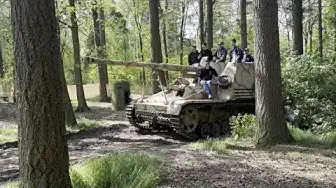 Video thumbnail for Nashorn Driving around Overloon War Museum track at Militracks