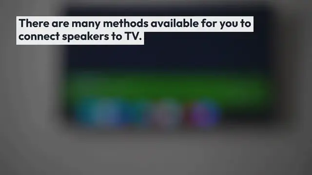 Video thumbnail for How To Connect/Hook Up Speakers To TV | 13 Methods