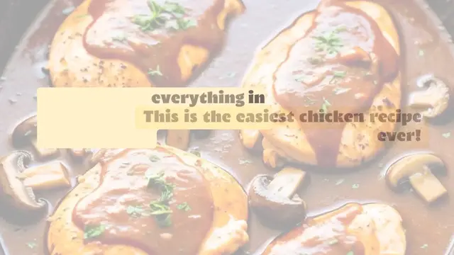 Video thumbnail for Creamy Crock Pot Chicken Marsala