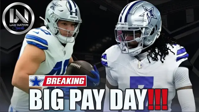 'Video thumbnail for Law Nation Sports: cowboys huge deal! hunter luepke signs, trevon diggs return vs eagles?'