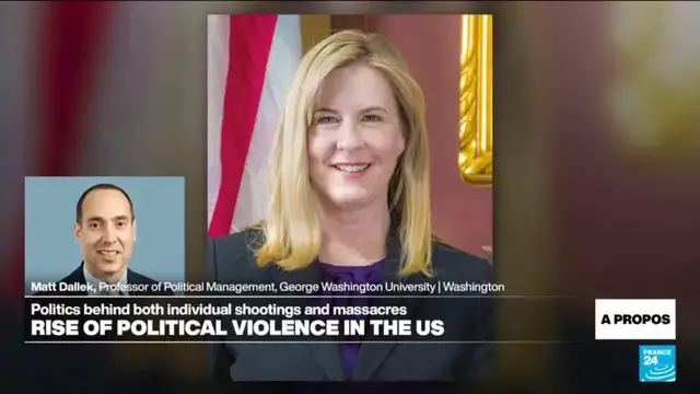 Video thumbnail for US political violence: 'Decades of polarisation have fuelled a perfect storm,’ historian says