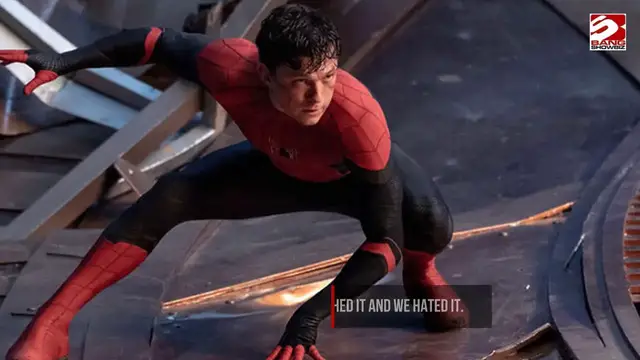 Video thumbnail for Tom Holland recalls hating an early cut of Spider-Man: Brand New Day