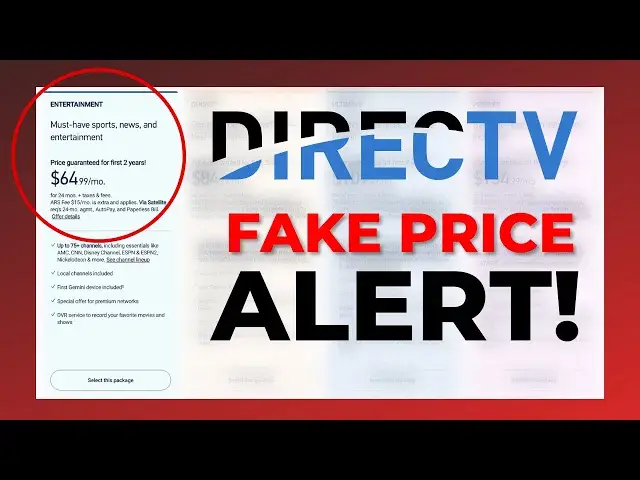 'Video thumbnail for Warning: DIRECTV Is Pushing a New Streaming Plan With Hidden Fees!'
