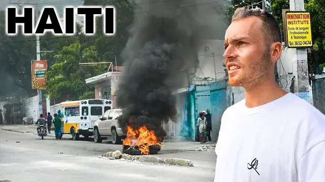 Video thumbnail for Caught in Dangerous Protest in Haiti (lawless)