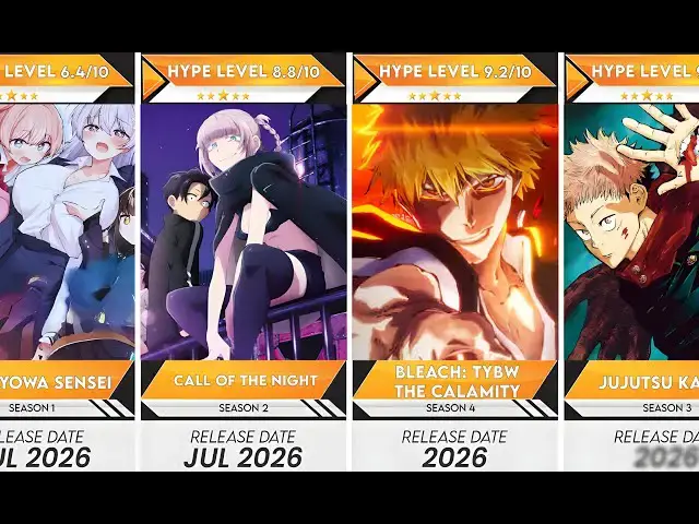 Video thumbnail for 60 Best 2026 Anime That You Need to Know | Anime Bytes