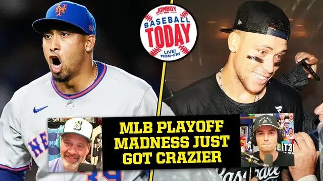 'Video thumbnail for The MLB postseason bracket is madness right now | Baseball Today'