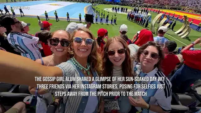 Video thumbnail for NEWS OF THE WEEK: Tom Cruise, Blake Lively among host of stars at FIFA World Cup final.