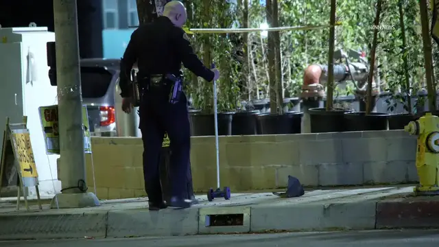 Video thumbnail for US, Los Angeles: Northridge Five People Injured In Street Takeover Crash.
