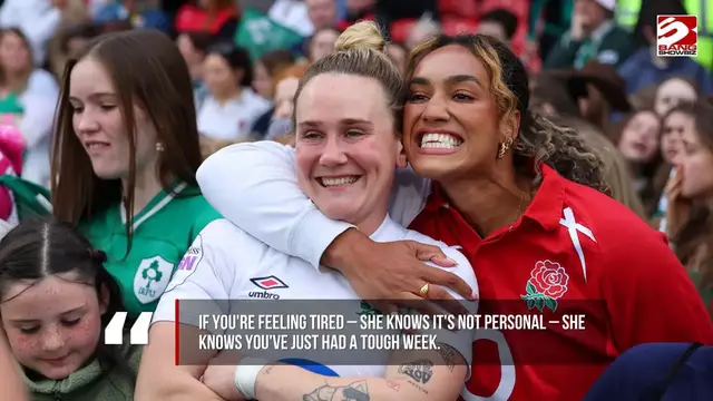 Video thumbnail for Meg Jones opens up about her relationship and shared rugby connection with Celia Quansah