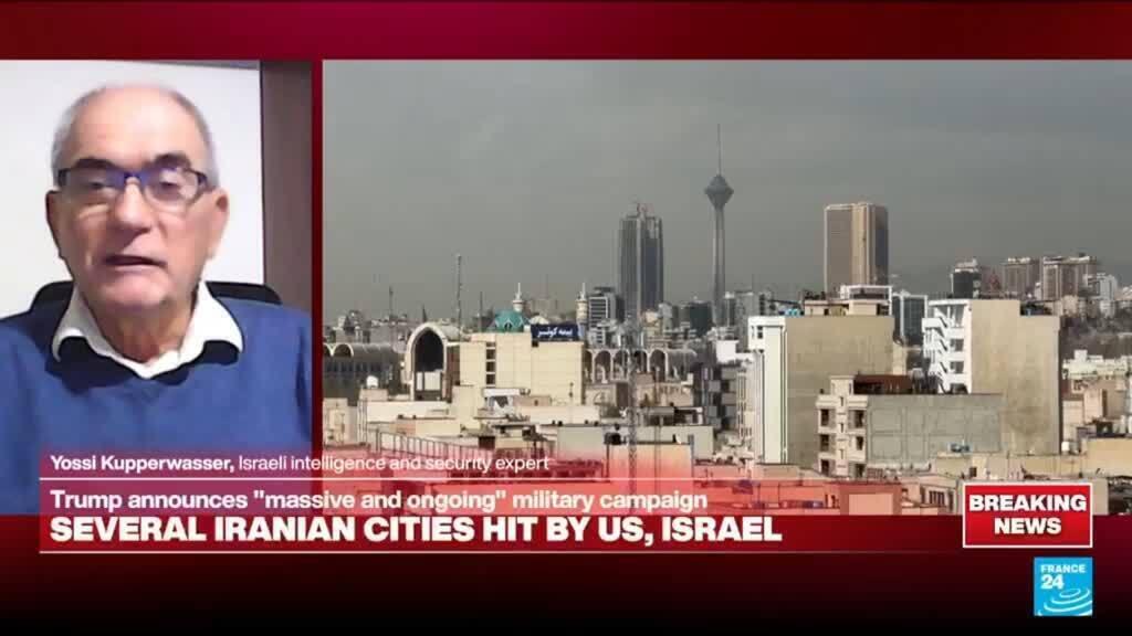 Video thumbnail for Several Iranian cities hit by US-Israeli millitary campaign