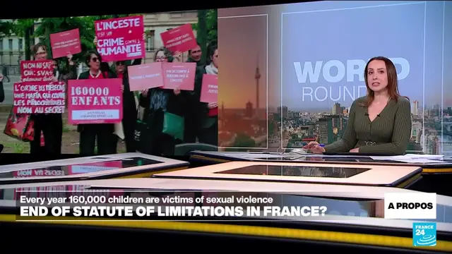 Video thumbnail for French MPs introduce bill to remove statute of limitations for crimes against children