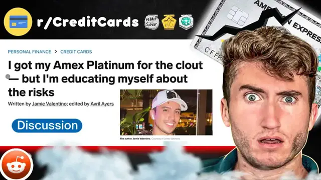 Video thumbnail for Anthony Venture: amex platinum clout? reddit user regrets chasing status