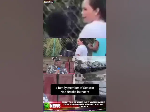 Video thumbnail for Senator Presents INEC Voter's Card Over Child Abuse Against Regina Daniels