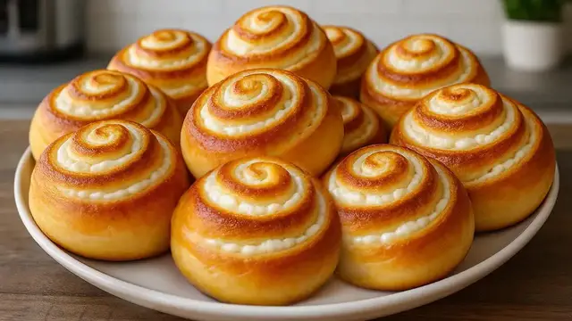 'Video thumbnail for These Cream Cheese Buns Will Drive You Crazy! Lighter Than Cinnamon Buns,But 10 Times More Delicious'