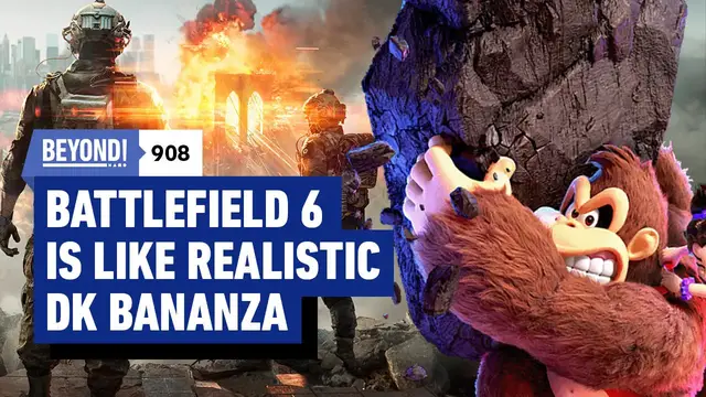'Video thumbnail for Battlefield 6 Looks Like Donkey Kong Bananza Directed By Michael Bay - Beyond 908'