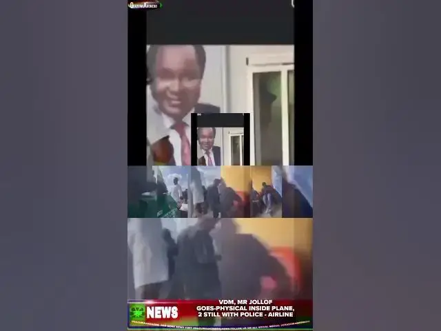 Video thumbnail for VDM, Mr Jollof Goes-Physical Inside Plane, 2 Still With Police - Airline
