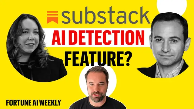 Video thumbnail for Substack CEO: AI Prose is an “Acquired Distaste” | Fortune AI Weekly