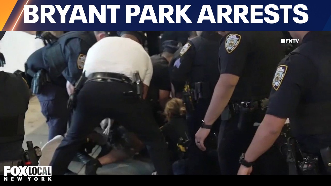 Video thumbnail for Chaos erupts after Bryant Park watch party
