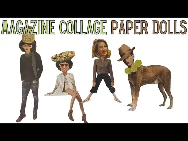 Video thumbnail for Magazine Collage Paper Dolls