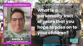 Video thumbnail for Alexis wants to give her children her sarcasm. Please!