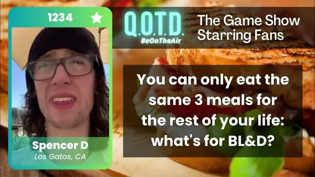 Video thumbnail for Our Favorite Answers: Spencer wants cereal and burgers for his forever meals!