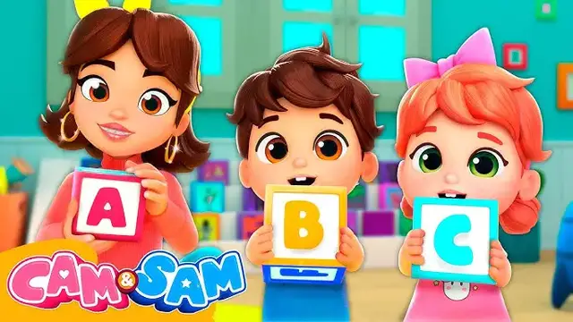 'Video thumbnail for Cam And Sam - A B C Song (Episode 31) learn the alphabet '