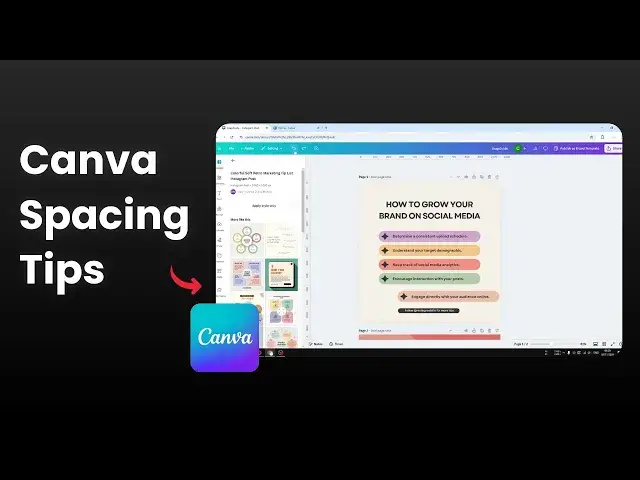'Video thumbnail for How to Evenly Space Objects in Canva'