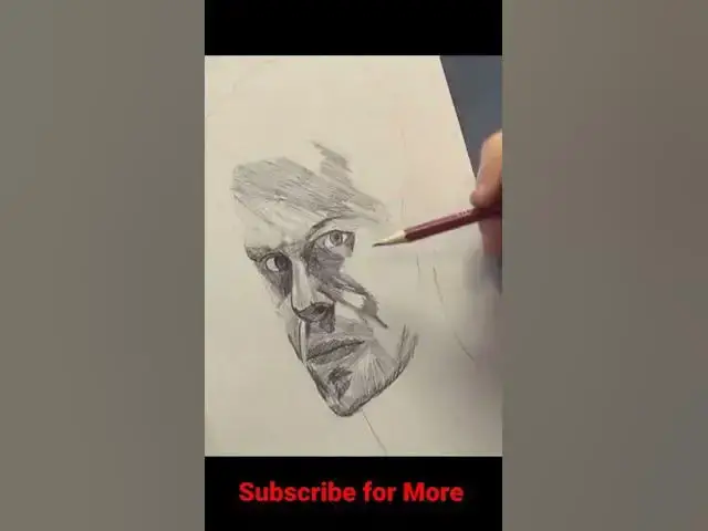 Video thumbnail for Karl Kopinski Self Portrait Drawing #shorts