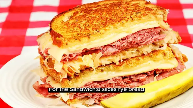 Video thumbnail for Mouthwatering Reuben Sandwich Recipe