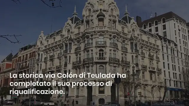 Video thumbnail for Teulada inaugura la rinnovata via Colón: