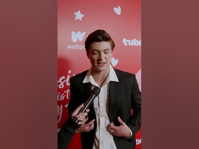 Video thumbnail for #NEWSxMUSE #LinaNaranjo talks with #AsherAngel at the premiere of #KissingistheEasyPart