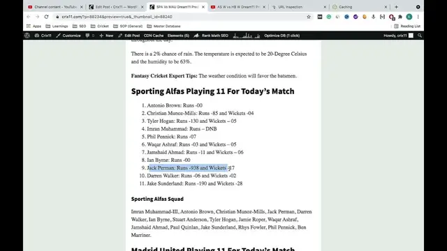 Video thumbnail for SPA vs MAU Dream11 Prediction SPA vs MAU Dream11 Team SPA vs MAU Dream11 4th Match