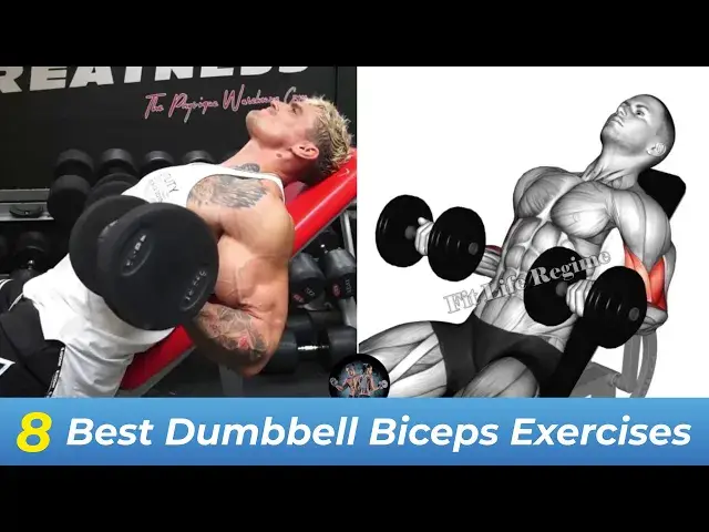 Video thumbnail for 8 Best Dumbbell Bicep Exercises To Build Mass and Strength