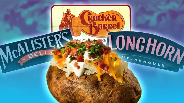 'Video thumbnail for These 12 Chain Restaurants Serve The Absolute Best Loaded Baked Potatoes'