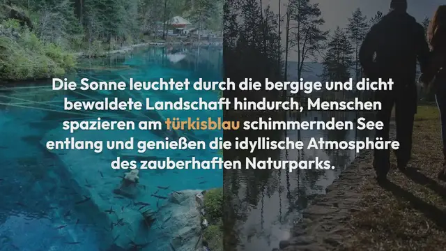 Video thumbnail for Blausee in der Schweiz Mystisch und wunderschön