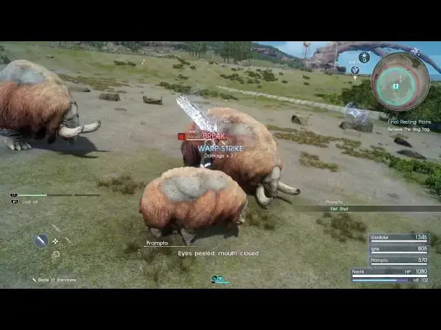 Video thumbnail for Final Fantasy XV - Final Resting Place & Photo Op: Disc, Imperial Forces Combat, Locate Dogtags