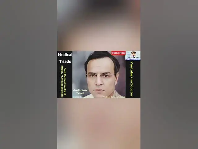 Video thumbnail for #anderson_triad #no1doctor #medical_student_exam #shorts #medical_student_exam #usmle #mcqs #frcs