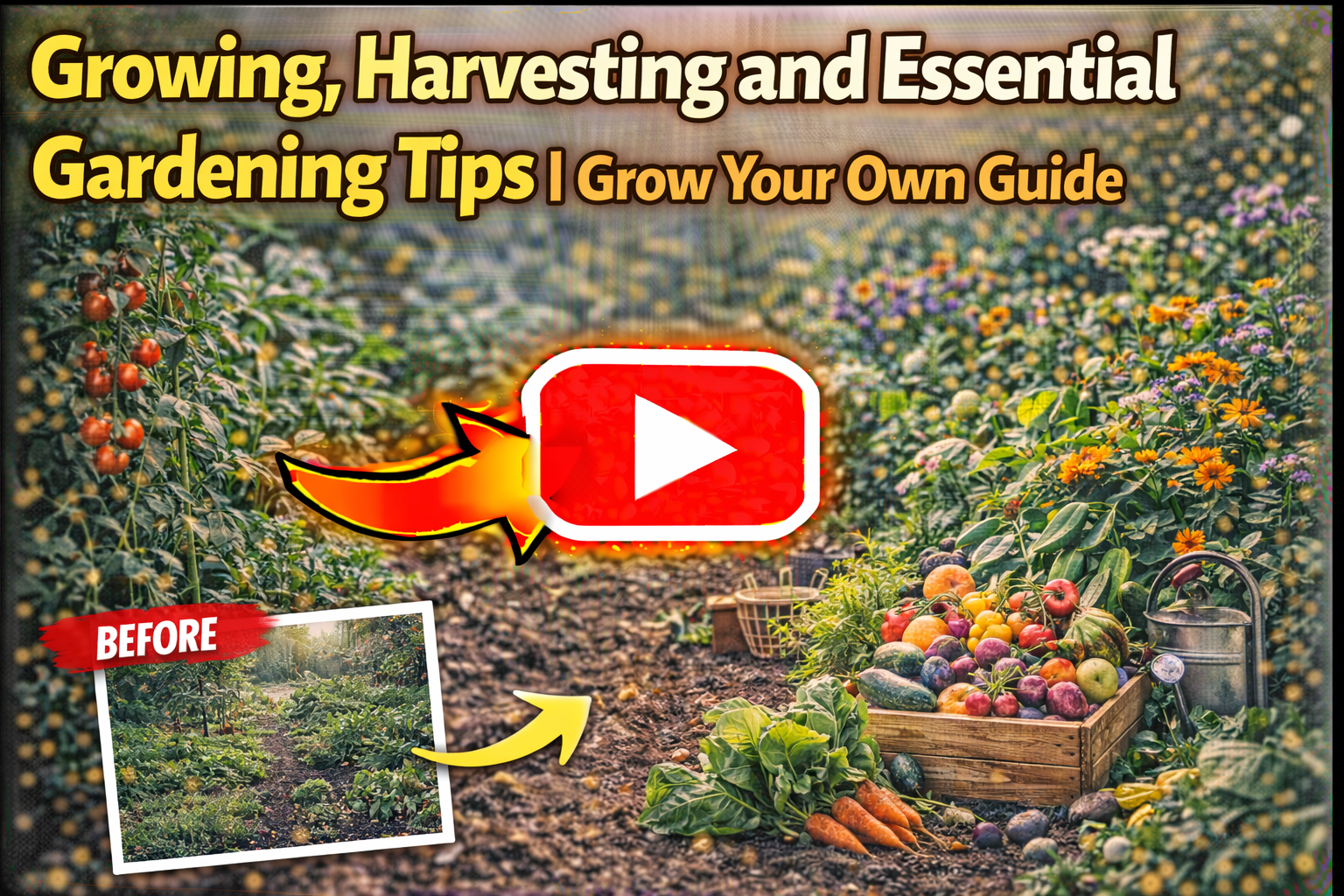 Video thumbnail for Growing, Harvesting and Essential Gardening Tips | Grow Your Own Guide