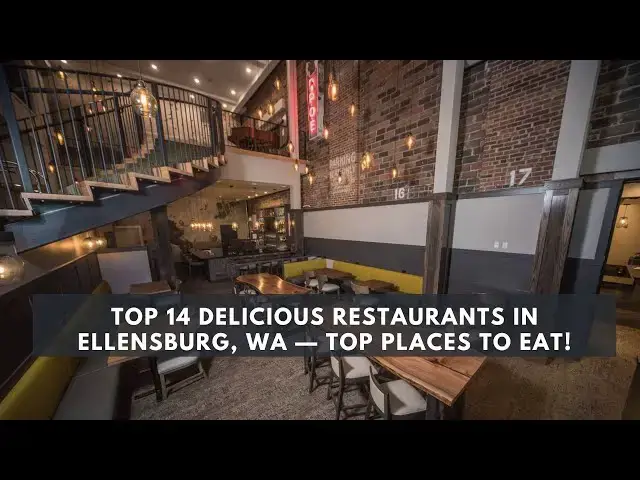 'Video thumbnail for Ellensburg Food Guide: Discovering Top Local Restaurants'