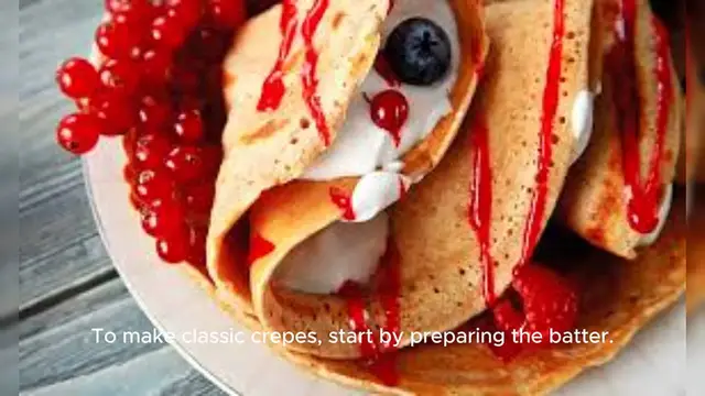 Video thumbnail for Crepes recipe