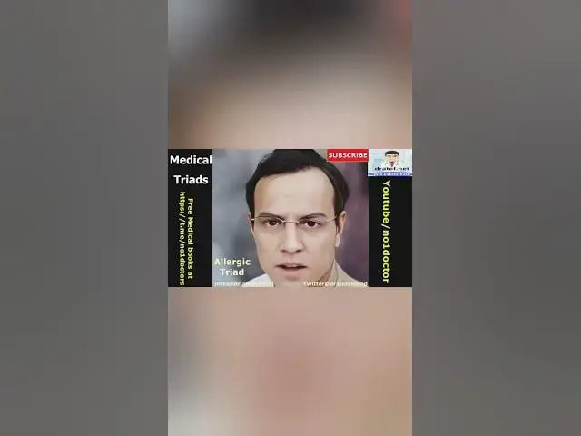 Video thumbnail for #allergic #trend #shorts #lifes1 #triad #medical #no1doctor#doctor #usmle #usmleprep #mrcs #mrcs_uk