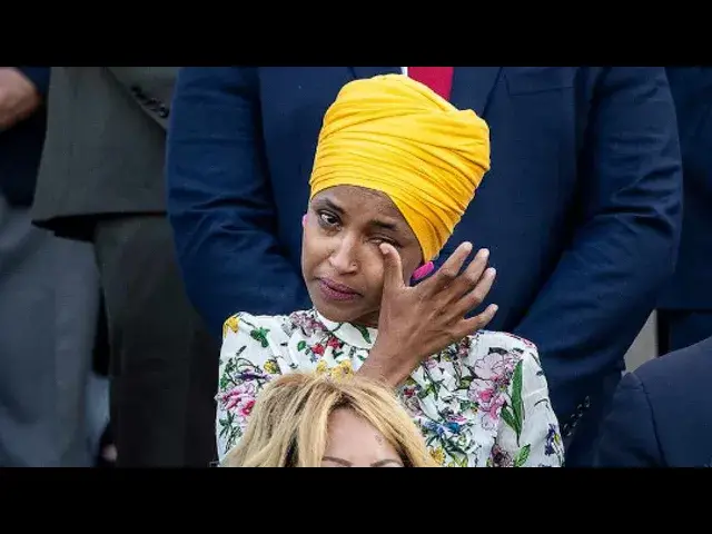 Video thumbnail for Ilhan Omar Has Meltdown In Front Of Reporters - Freaks Out At Simple Question
