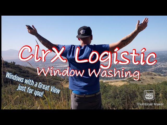 Video thumbnail for ClrX Logistics Window Washing - Happy to Clean your Windows - A Clear View, Just for You